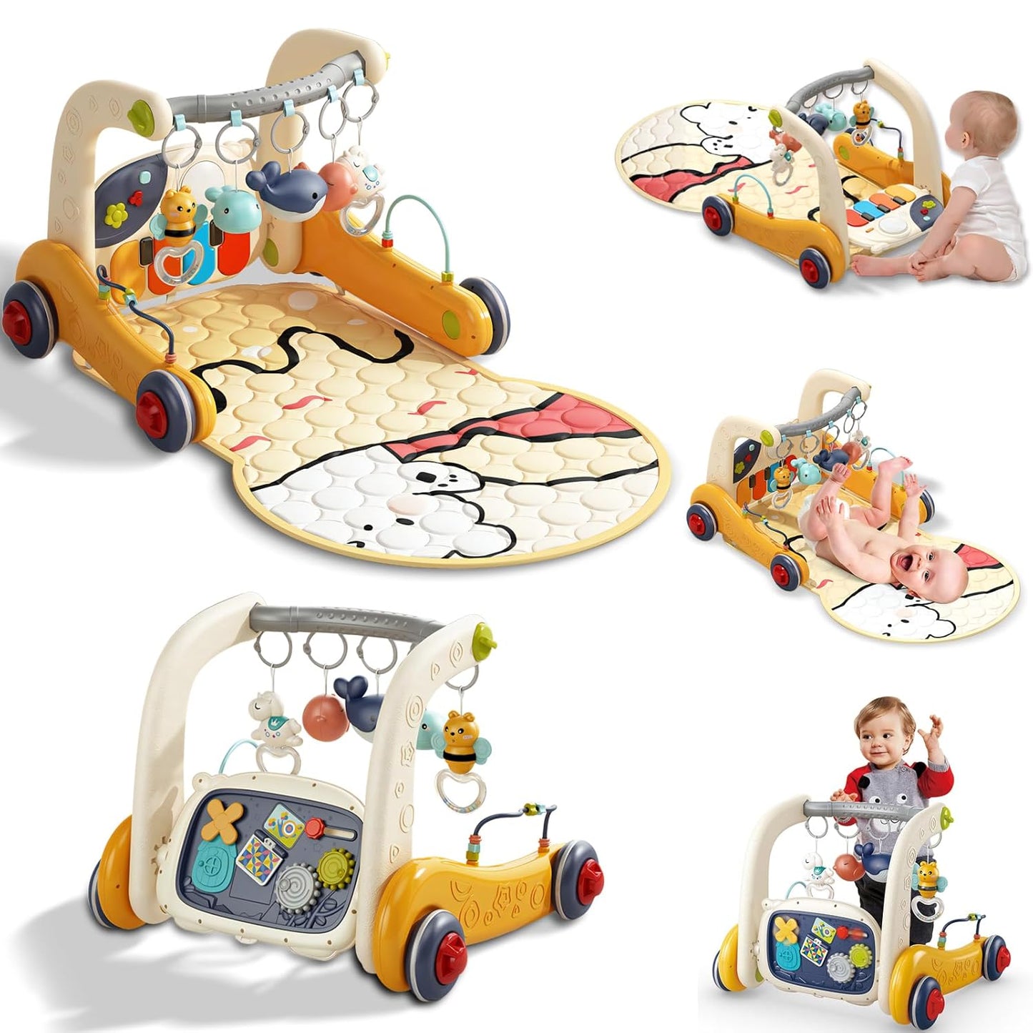 Musical Baby Play Gym - Developmental Fun
