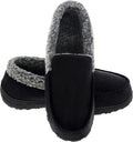 Lulex Men's Moccasins: Cozy Indoor and Outdoor Plush Slippers