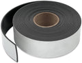 Flexible Magnet Strip with Adhesive Back - 4in x 10ft, Strong Hold