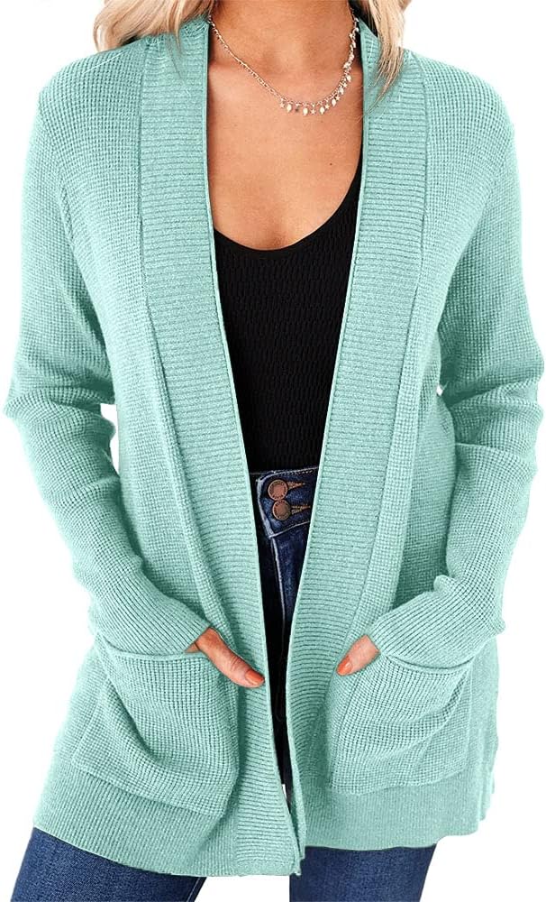 imesrun Womens Open Front Cardigans for Casual Style and Comfort