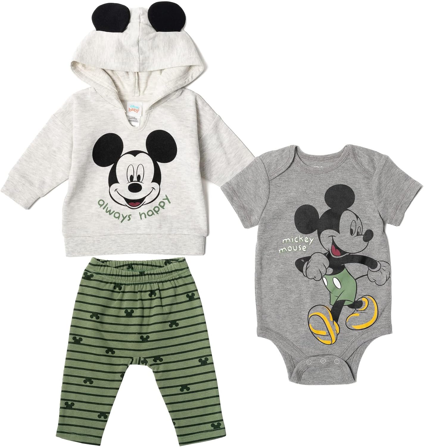 Disney Classics Winnie the Pooh Baby Hoodie Bodysuit Set