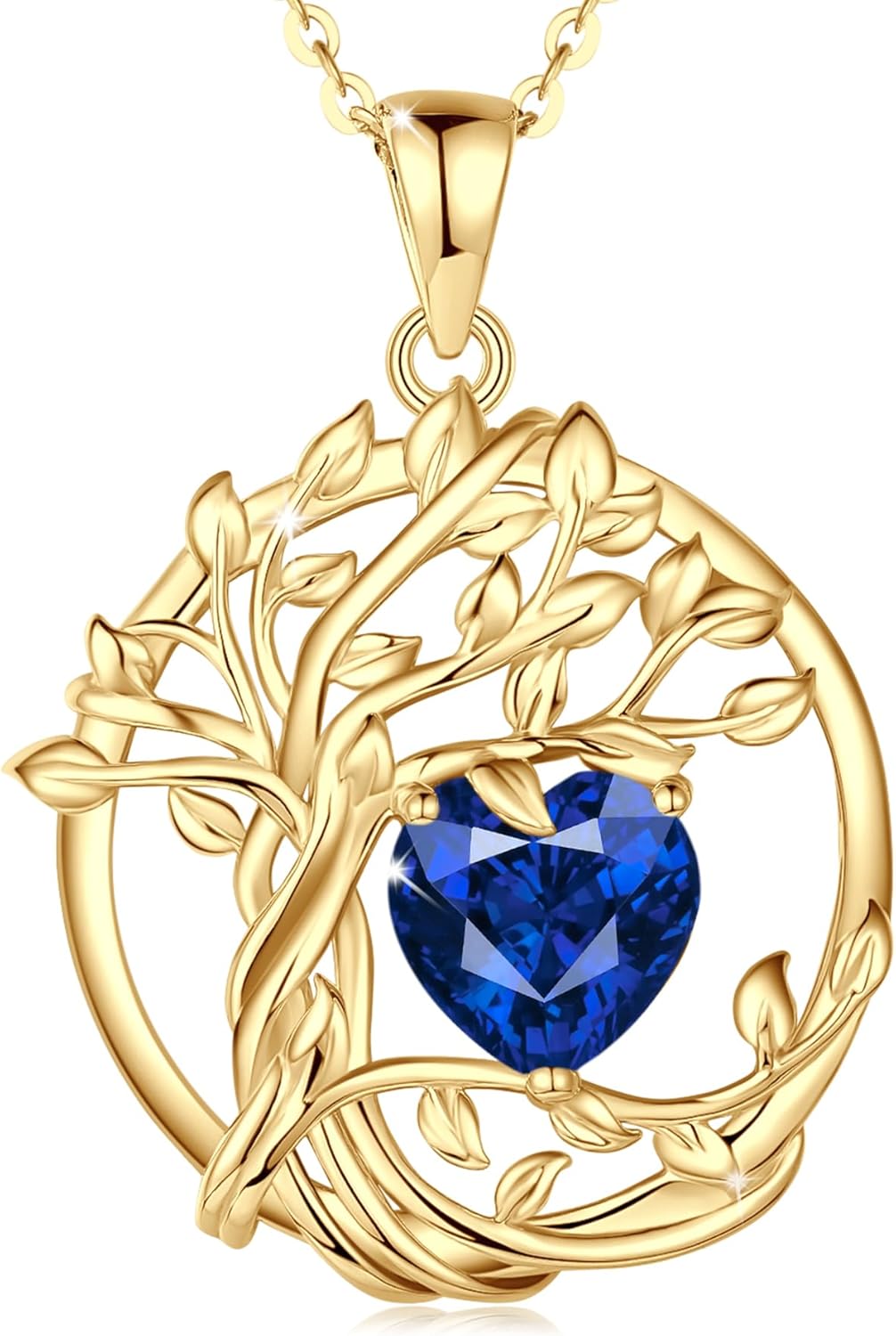 FANCIME Tree of Life Birthstone Necklace for Special Occasions