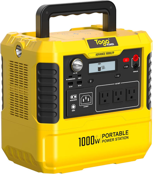 Togo POWER A1000LFP Portable Power Station for Outdoor Use