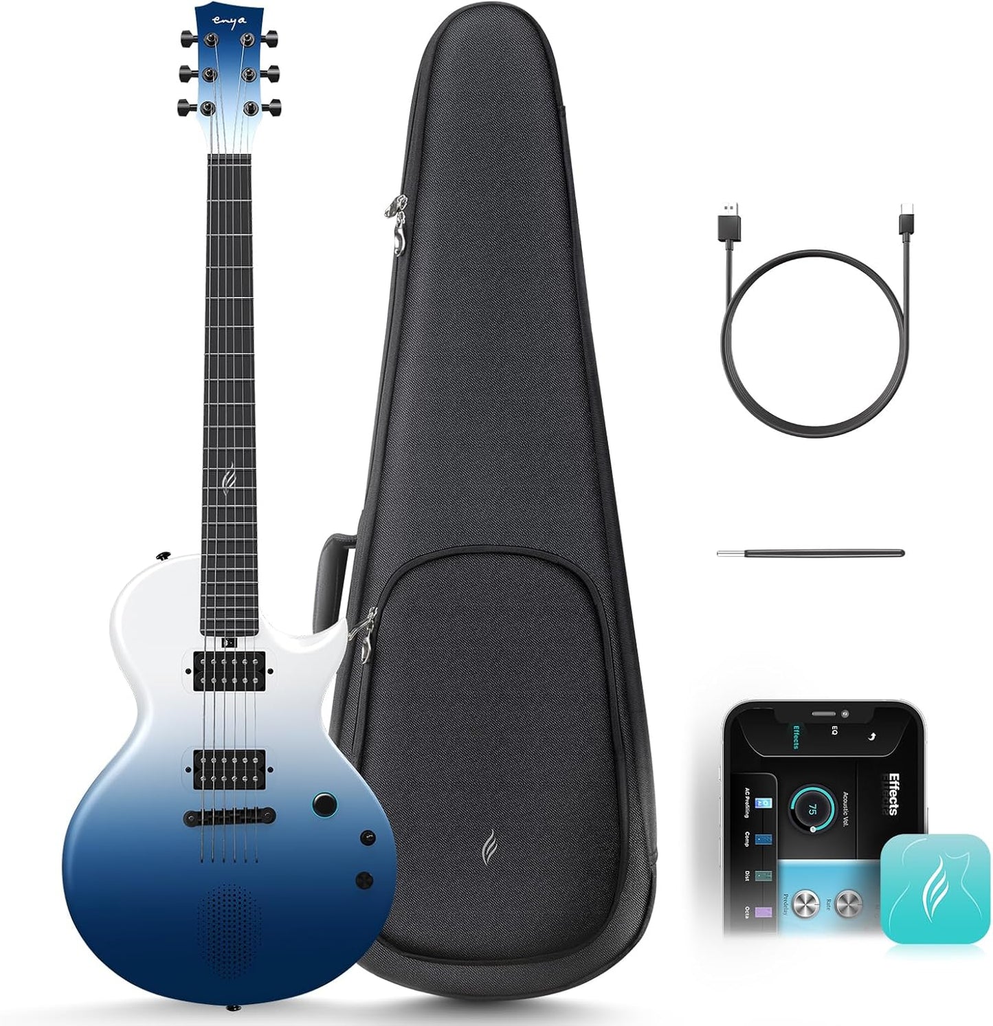 Enya Nova Go Sonic Electric Guitar: Portable Powerhouse