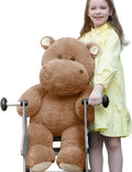 Giant Humongous Hippo Stuffed Animal 36 in - Oversized Huggable Plush