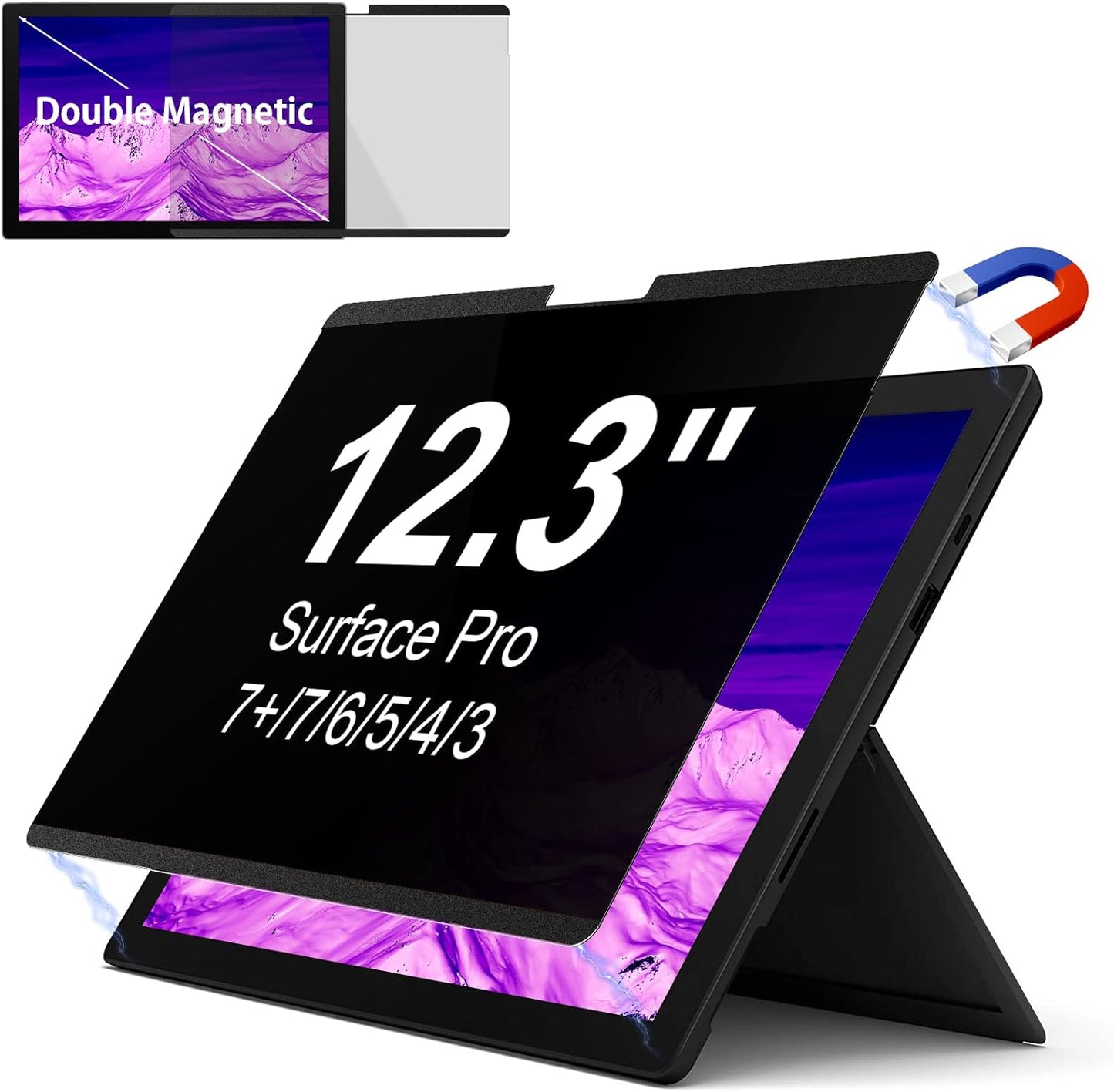 IPROKKO Privacy Screen for Surface Pro 7 Plus and More