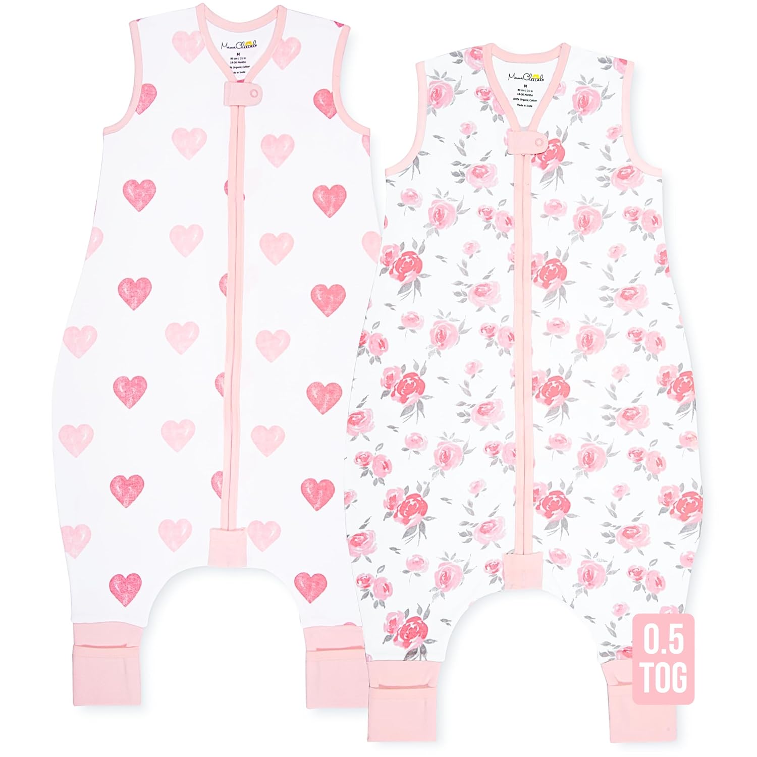 Mama Cheetah Toddler Sleep Sack with Feet for Cozy Nights