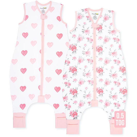 Mama Cheetah Toddler Sleep Sack with Feet for Cozy Nights