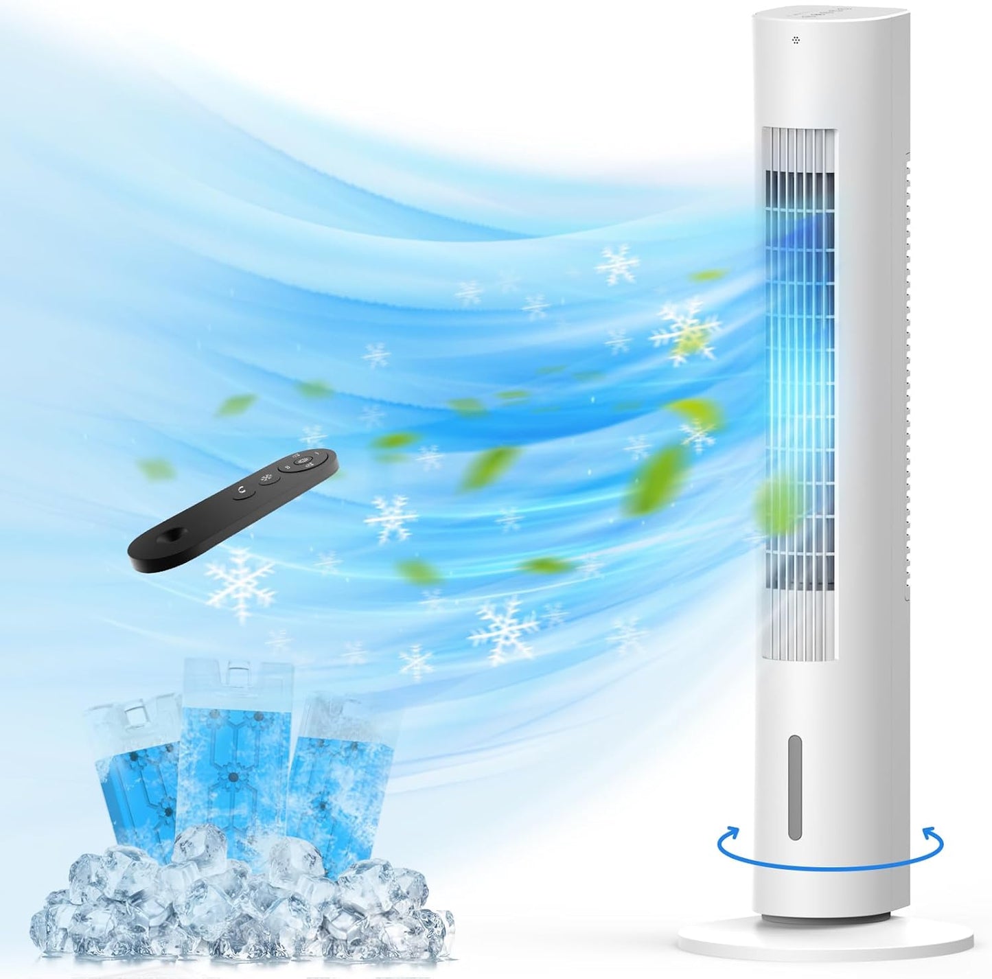FLOWBREEZE 3-IN-1 Portable AC & Air Cooler: Powerful Cooling Anywhere!