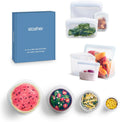 Stasher Premium Silicone Reusable Food Storage Bags 10-Pack