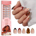Press On Nails Whispers of Glamour - 160 Pc Mix Match Short Almond