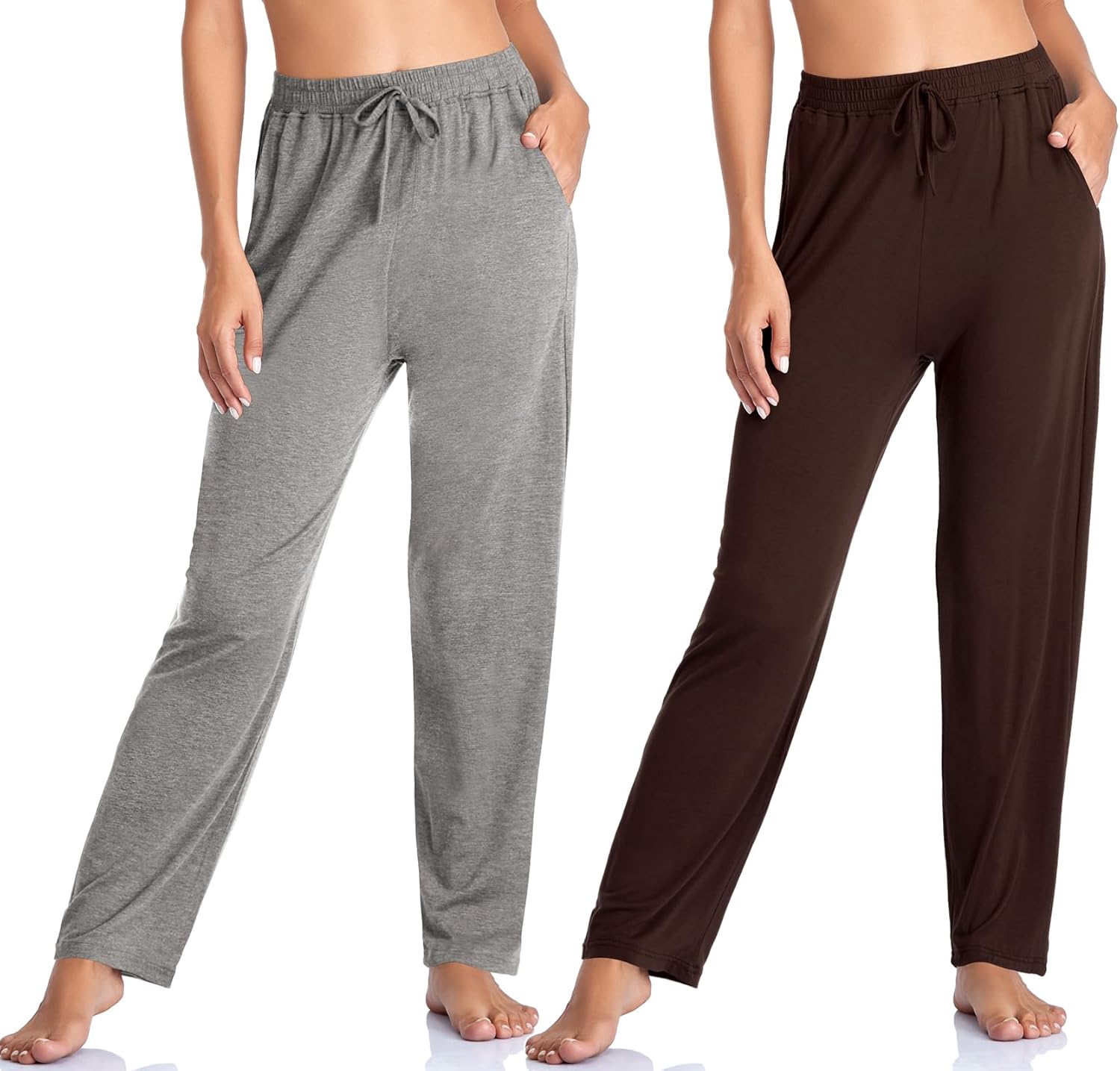 Envlon Women's Yoga Pants with Pockets for Comfort and Style