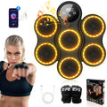 Intelligent Music Boxing Machine with Gloves - Wall-Mounted Punch Pad