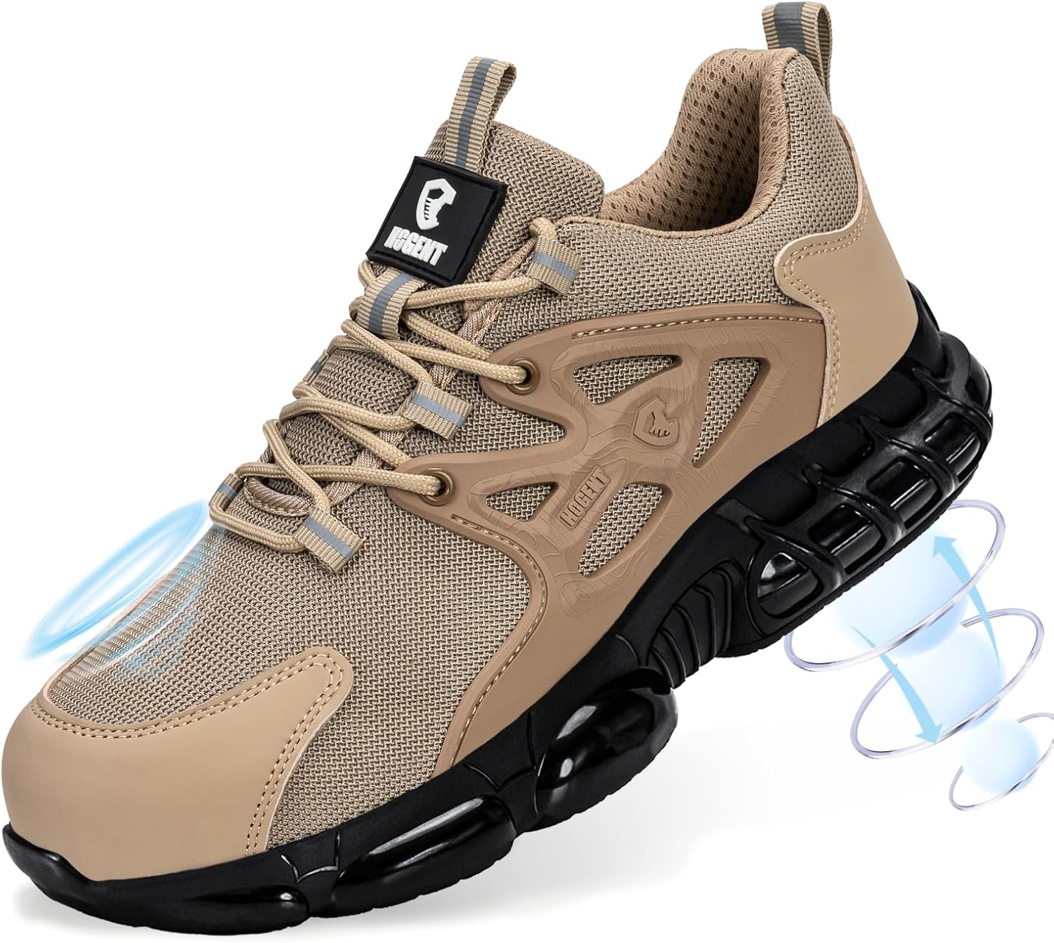 Hogent Steel Toe Shoes for Men Women Lightweight Safety Sneakers