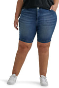 Lee Women's Plus Size 9in Chino Bermuda Short - Mid Rise Comfort