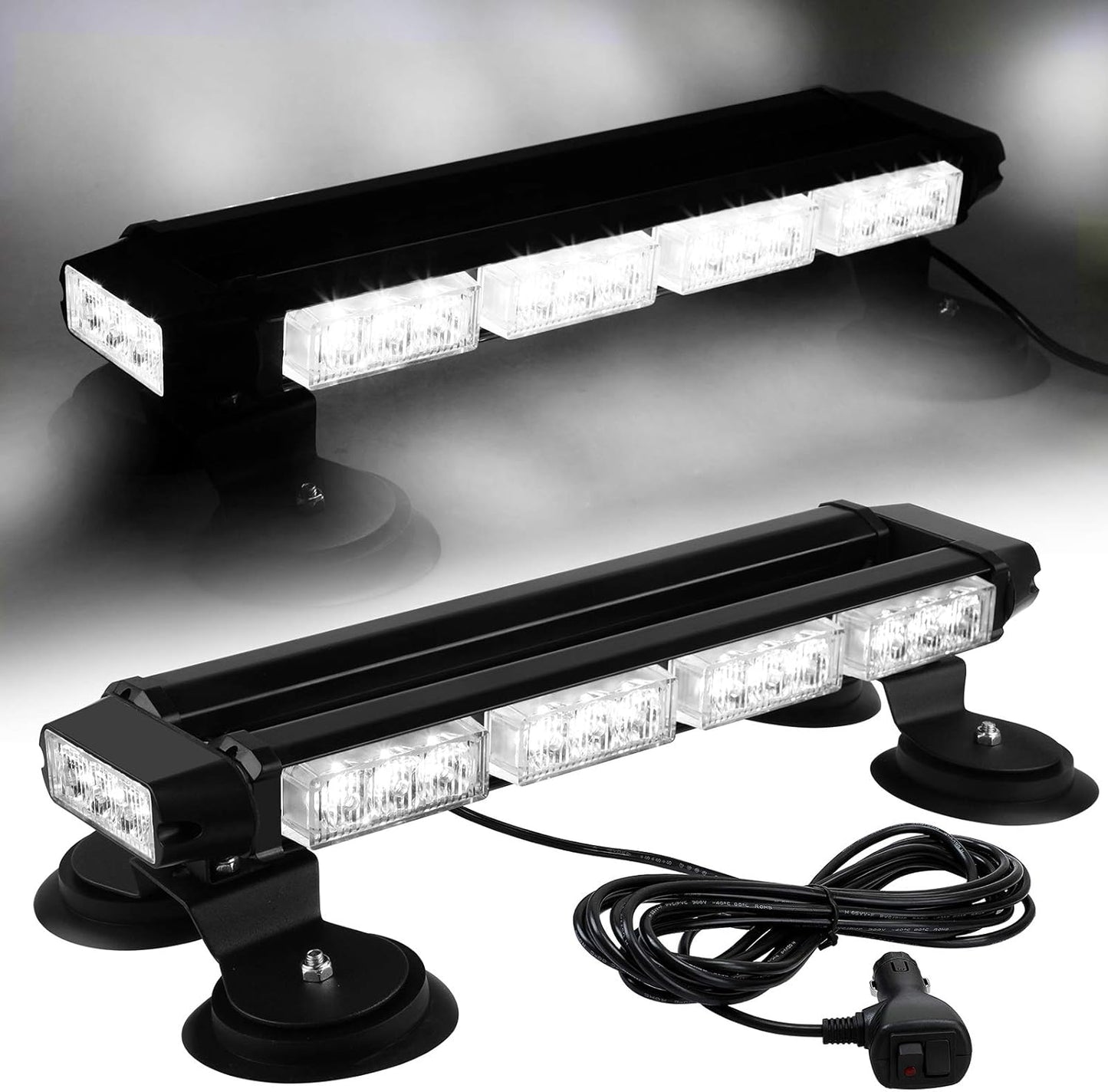 ASPL 16.8 Inch LED Strobe Light Bar with 26 Flashing Modes