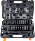 Impact Socket Set 1/2 Inch Drive, 33-Piece Deep & Standard Sockets