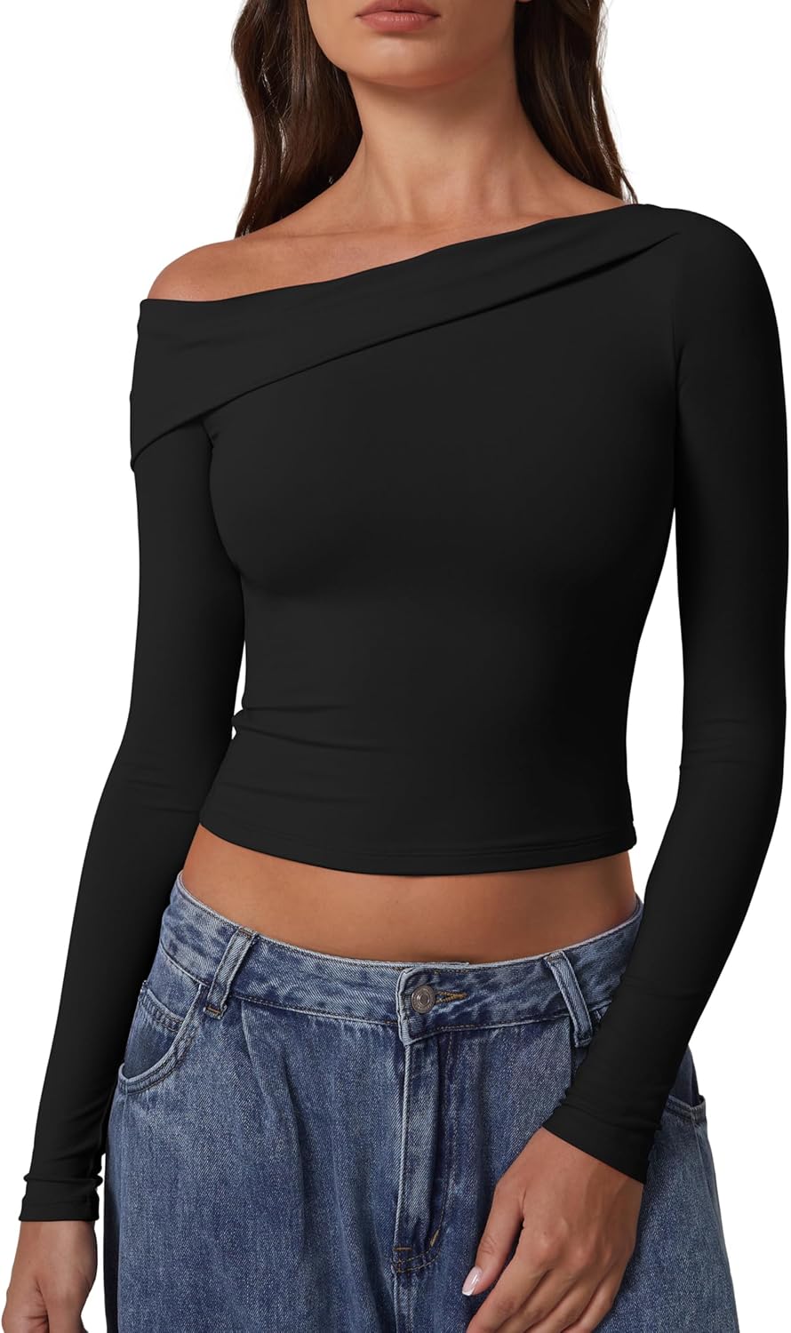 Trendy Off Shoulder Tops for Women - QINSEN Fall Fashion