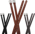 Soft Leather Stirrup Leathers 1in Wide - Everyday Durable Choice