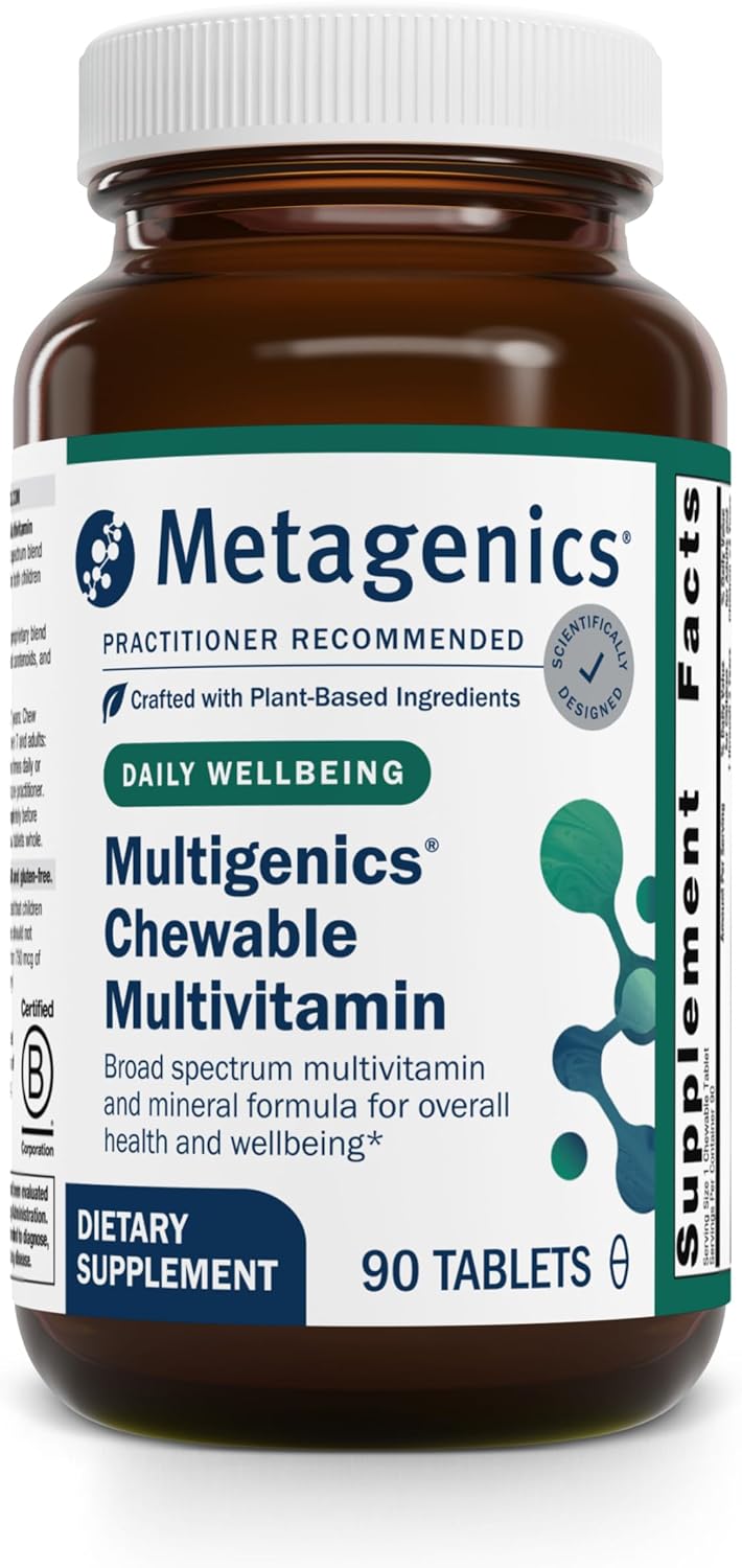 Metagenics Multigenics Chewable Multivitamin for Optimal Health