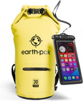 Earth Pak Waterproof Dry Bag with Zip Pocket for Outdoor Gear