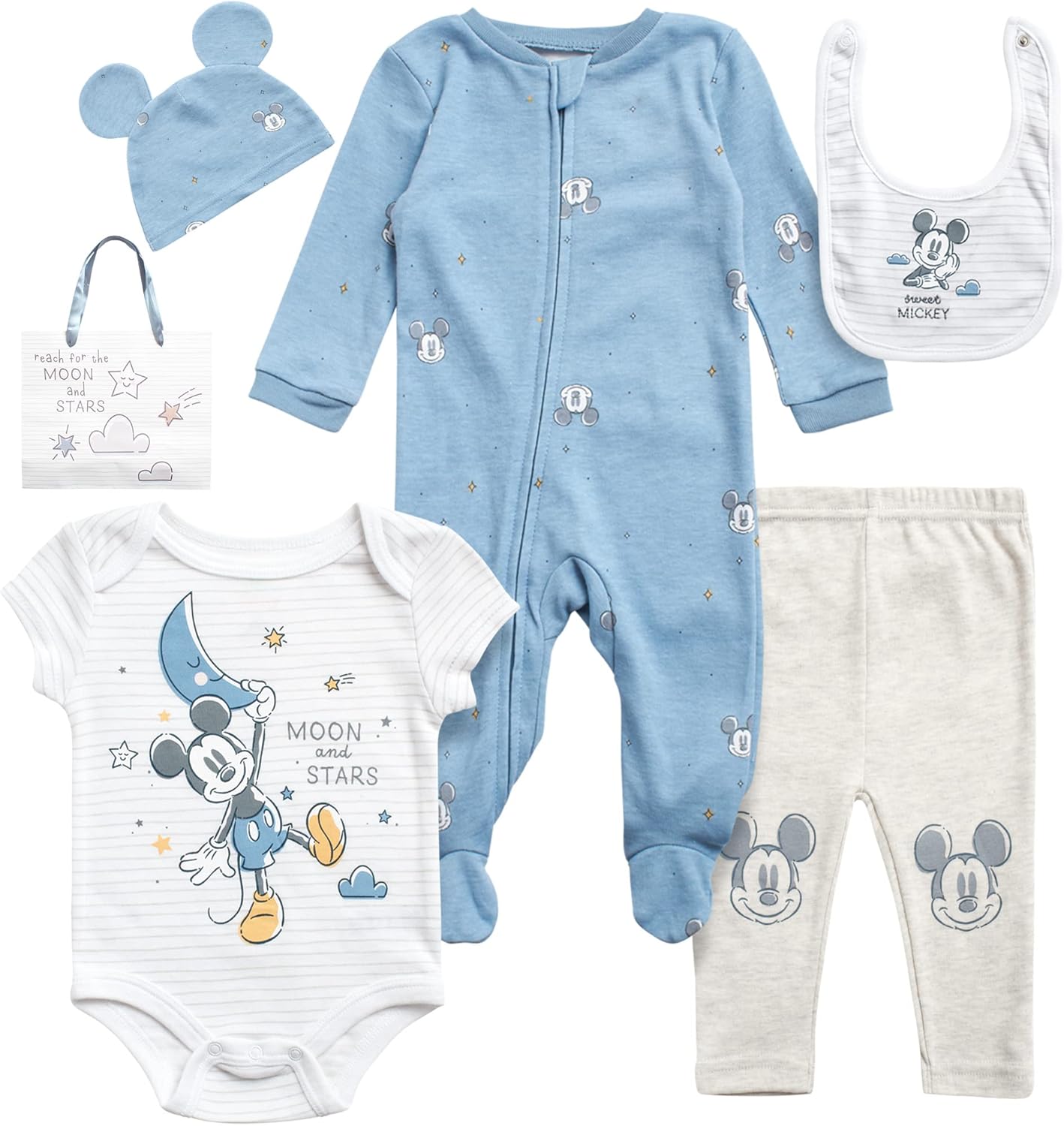 Disney Newborn Baby Boys Girls 7 Piece Layette Gift Set Review