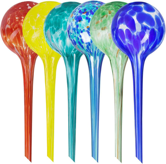 Plant Watering Globes Set of 6 for Indoor & Outdoor Plants