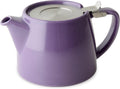 Stump Teapot 18-Ounce Purple - Compact Two-Cup Teapot