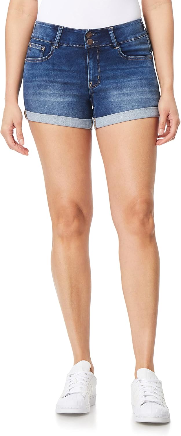 WallFlower Women's Ultra Denim Shorts for Every Body Comfort
