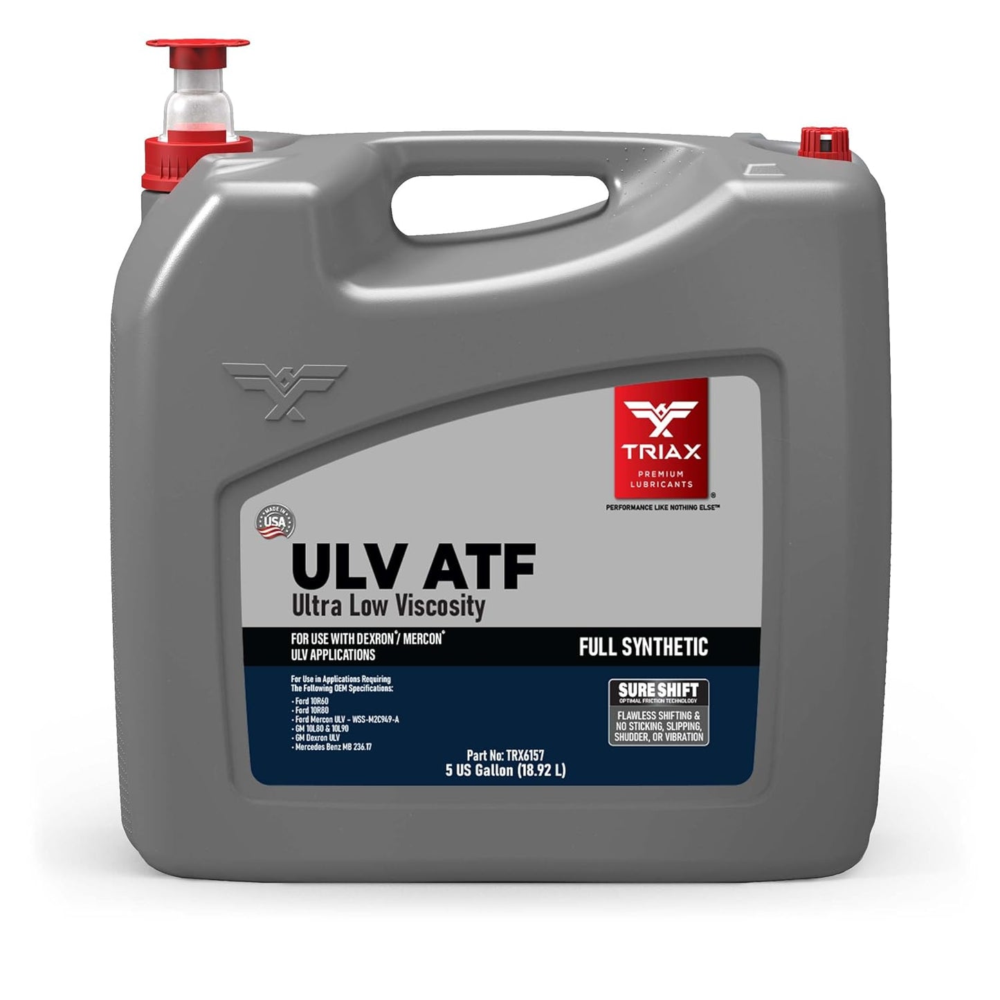 TRIAX ULV ATF Full Synthetic Transmission Fluid for Modern Cars