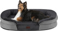 Orthopedic Dog Bed for Large Dogs 38in Dark Gray - Gel Memory Foam
