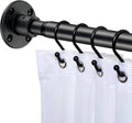 Adjustable Heavy Duty Shower Rod - Extend 29-64 Inches - Multi-Use - SOUMNS