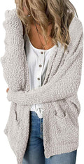 Women's Long Sleeve Soft Chunky Knit Sweater Cardigan - Cozy Layer