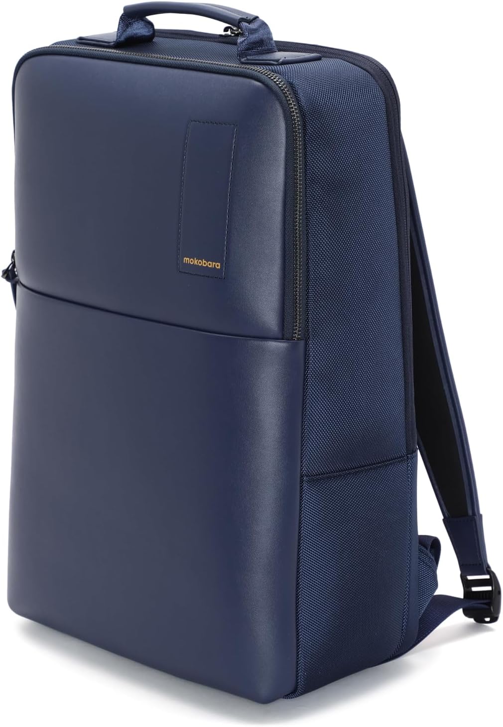 MOKOBARA Unisex-Adult The Backpack Pro Blue Vegan Leather