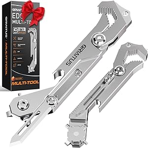 EDC 9 in 1 Multitool with Knife, Screwdriver, and Wrench