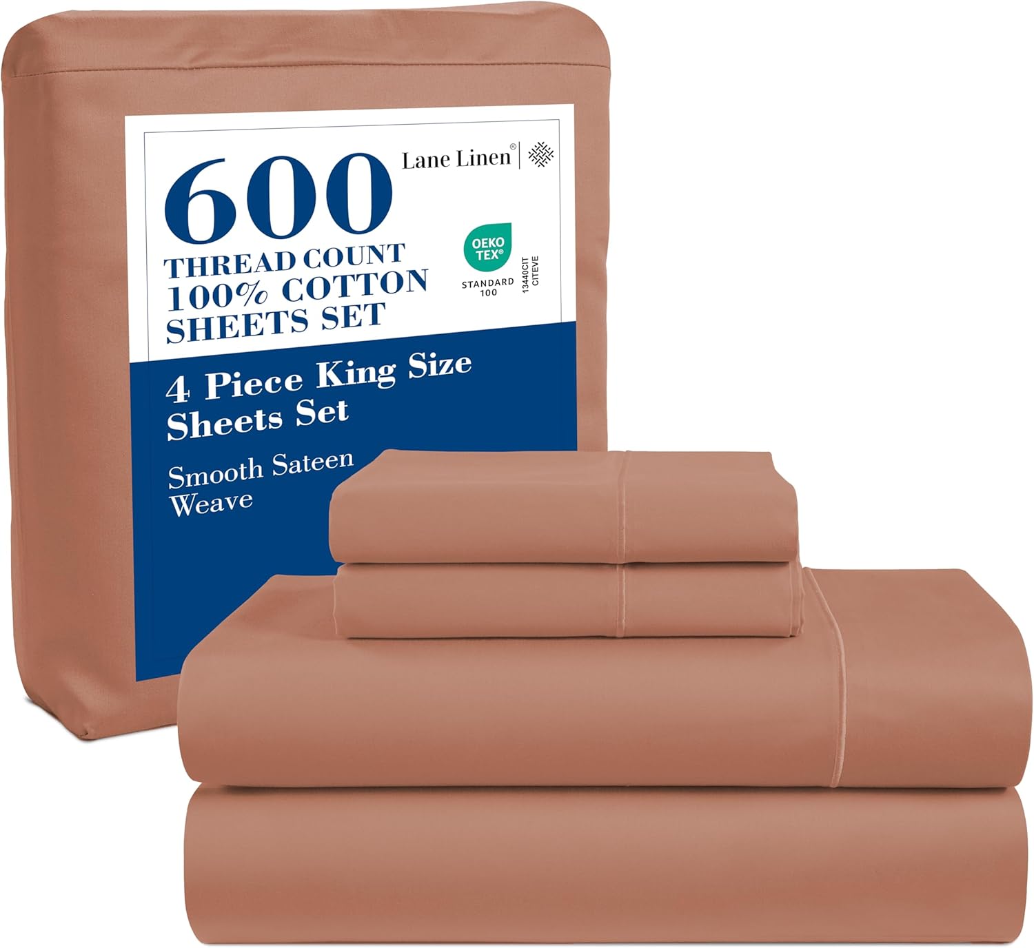 High Thread Count California King Sheet Set - Ultra Soft Cotton