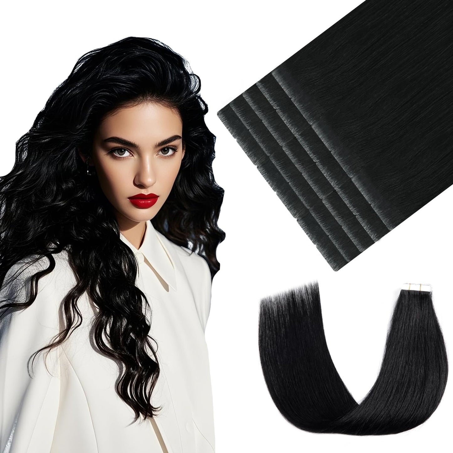 Youngsmile Injection Tape in Hair Extensions for Natural Look