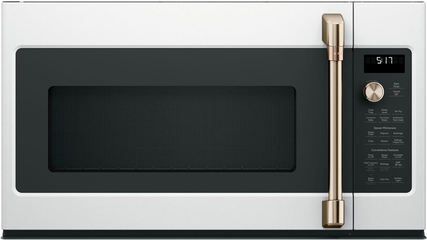 Caf 1.7 Cu. Ft. Convection Microwave: Effortless Over-the-Range Cooking