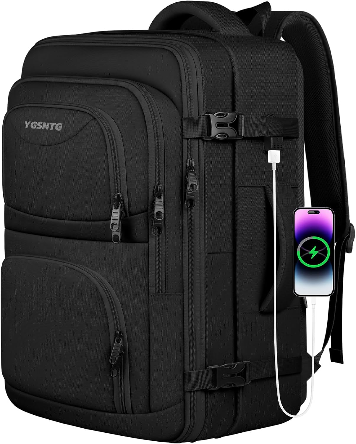 Travel Backpack for Women - 52L Expandable Carry On Bag