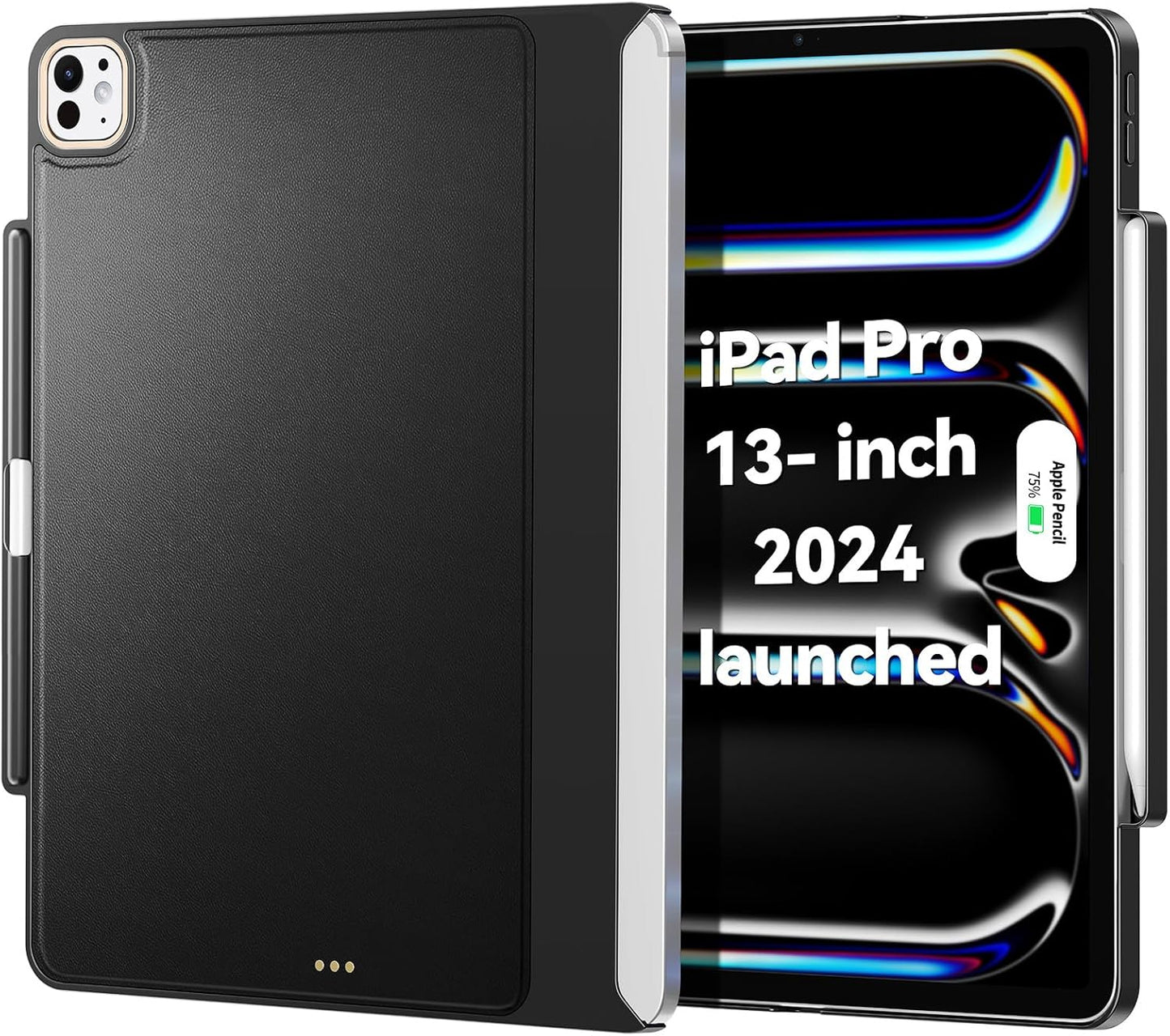 Magic Keyboard Compatible Case for iPad Pro 13 inch 2024 Model