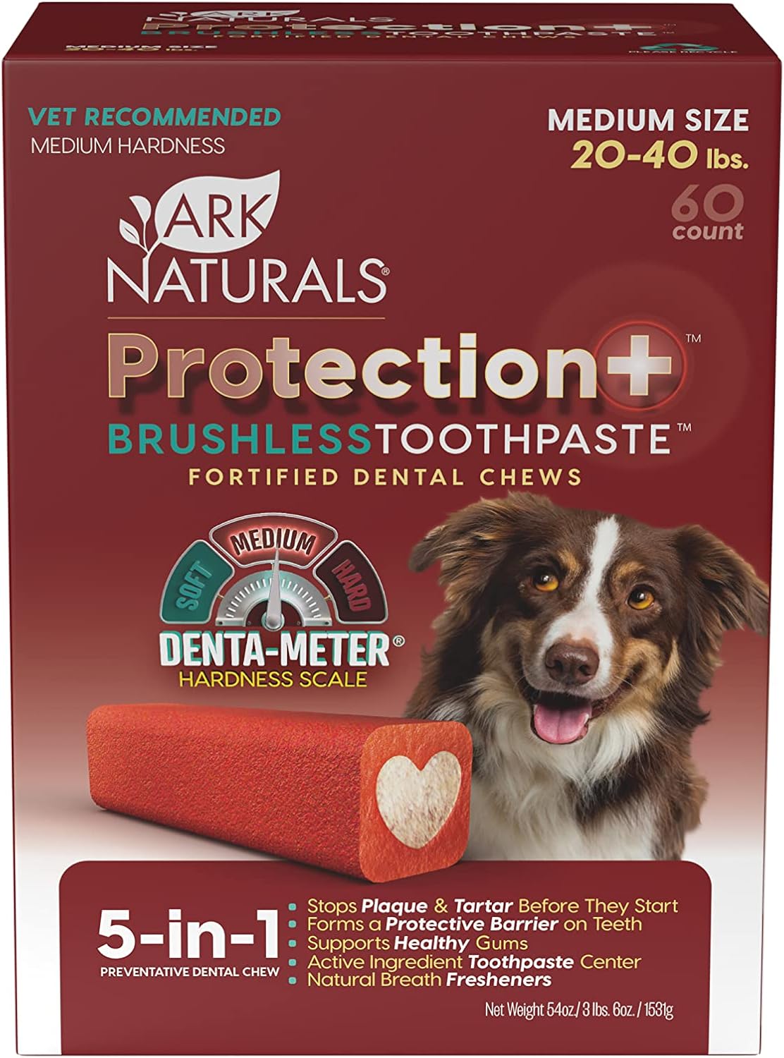 ARK NATURALS Protection+ Brushless Toothpaste for Dogs Chews