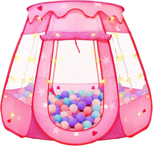 Sparkling Princess Pop Up Tent - Magical Playtime Delight!