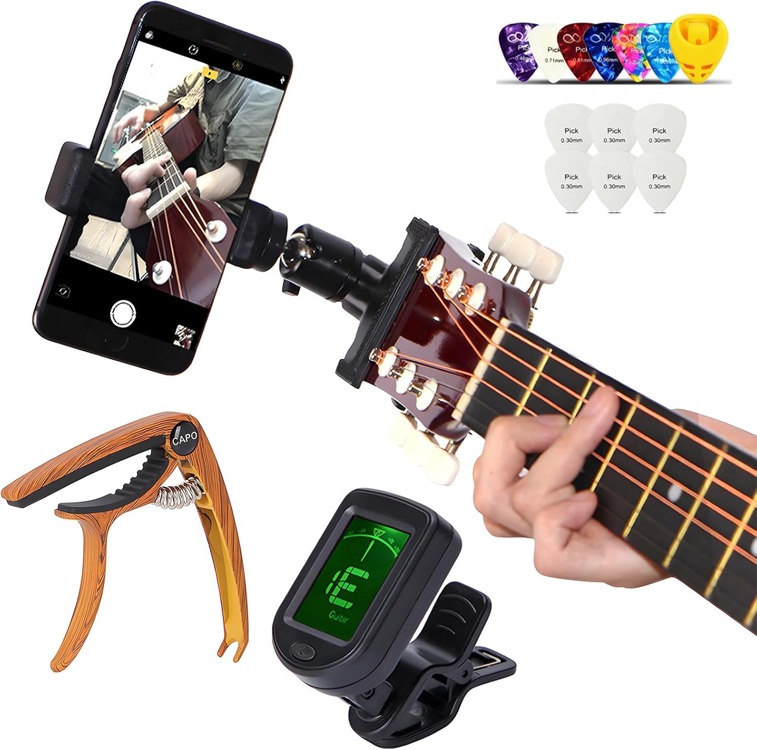 RockCheems Guitar Kit - Perfect for Live Videos! 