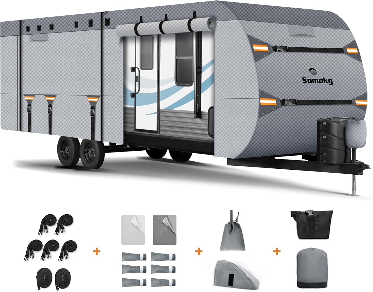 Upgrade 7-Layer Heavy Duty RV Cover for All-Weather Protection
