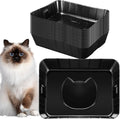 Disposable Cat Litter Boxes 25 Pack - Large Kitten Trays for Travel
