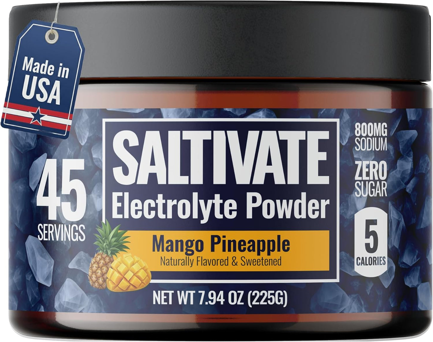 Electrolyte Powder Mango Pineapple - Zero Sugar Hydration