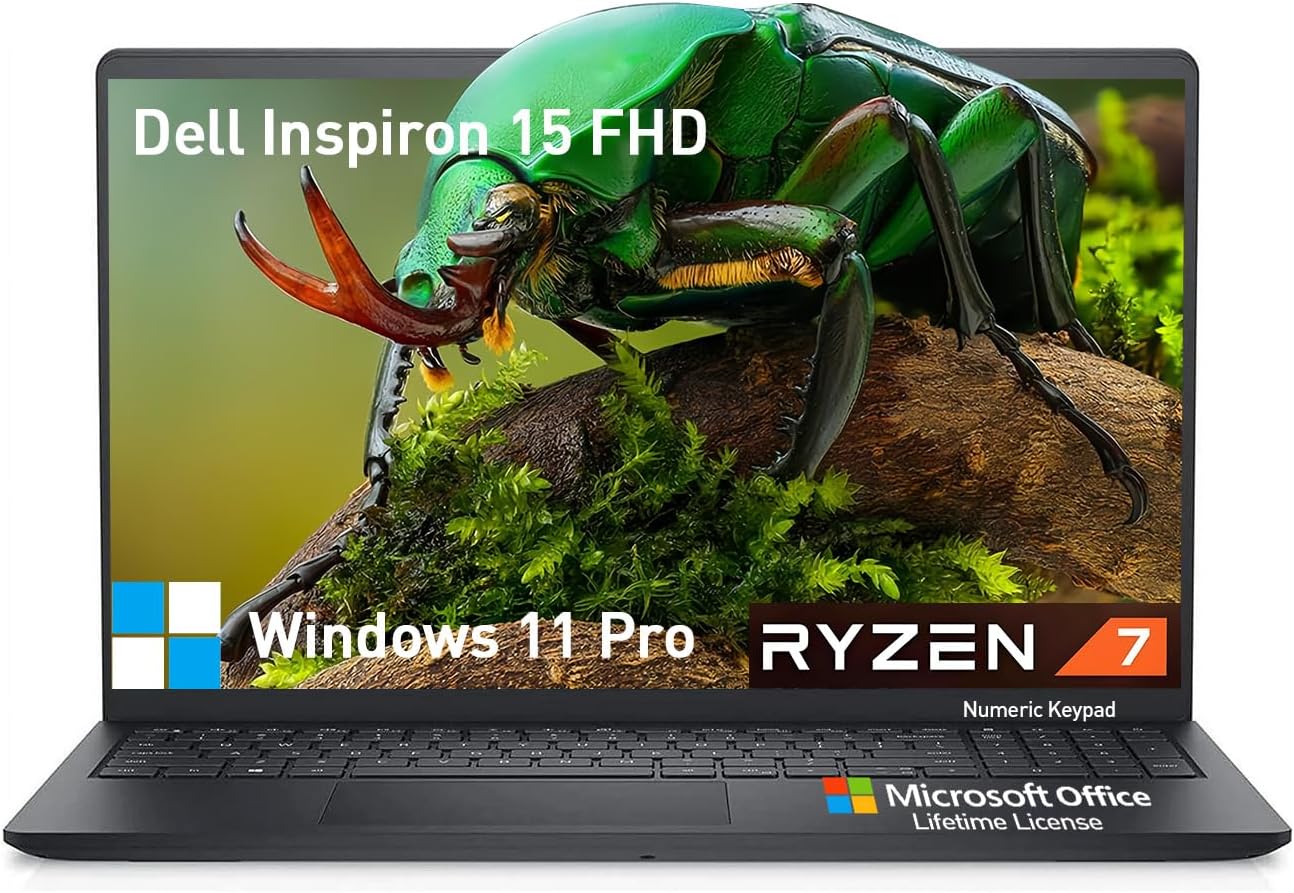 Dell Inspiron 15: Ryzen 7 Business Laptop