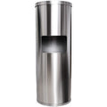 Stainless Steel Floor Stand Wipe Dispenser with Trash Can - Durable