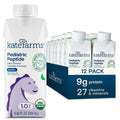 KATE FARMS Organic Pediatric Peptide 1.0 Formula, Vanilla - Tube