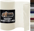 Drawer and Shelf Liner 20in x20ft Snow White - Thick Non-Adhesive Grip